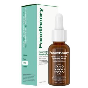 NIB Facetheory Hyaluronic Acid 2% Plumping Serum 1oz